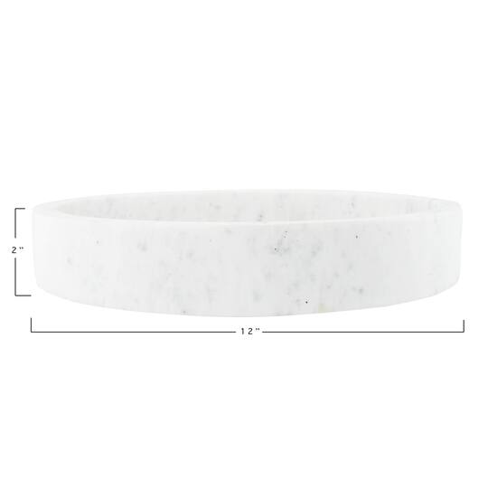 Hello Honey® 12" Carved Marble Tray